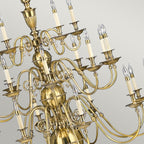 Pendelleuchte Cambridge (messingfarben) 25x - Elstead Lighting