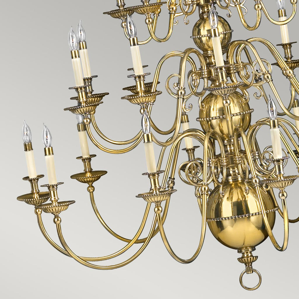 Pendelleuchte Cambridge (messingfarben) 25x - Elstead Lighting