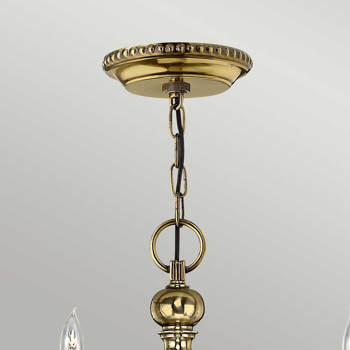 Pendelleuchte Cambridge (messingfarben) 6x - Elstead Lighting