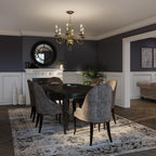 Pendelleuchte Cambridge (messingfarben) 6x - Elstead Lighting