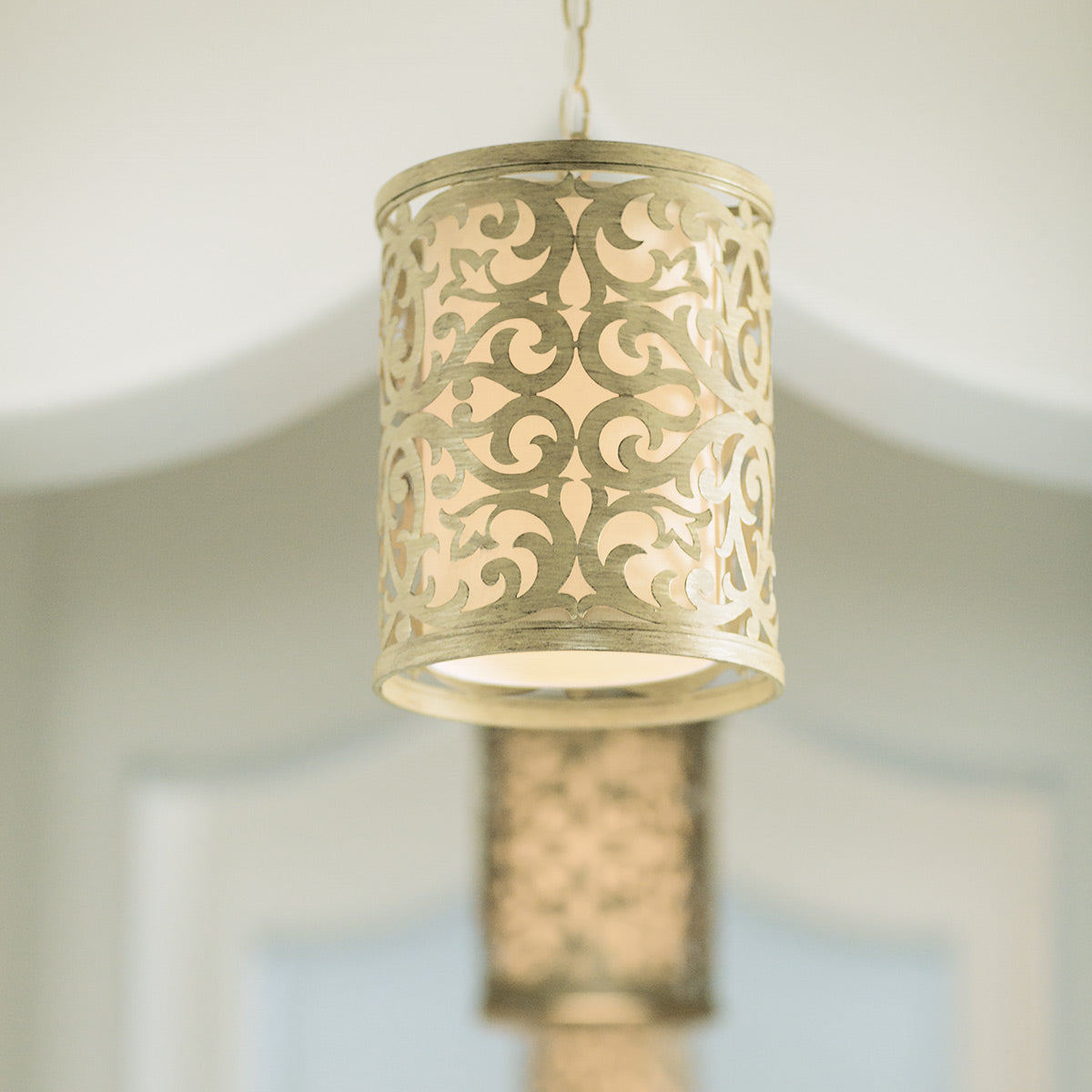 Pendelleuchte Carabel (Brushed Champagn) 1x - Elstead Lighting
