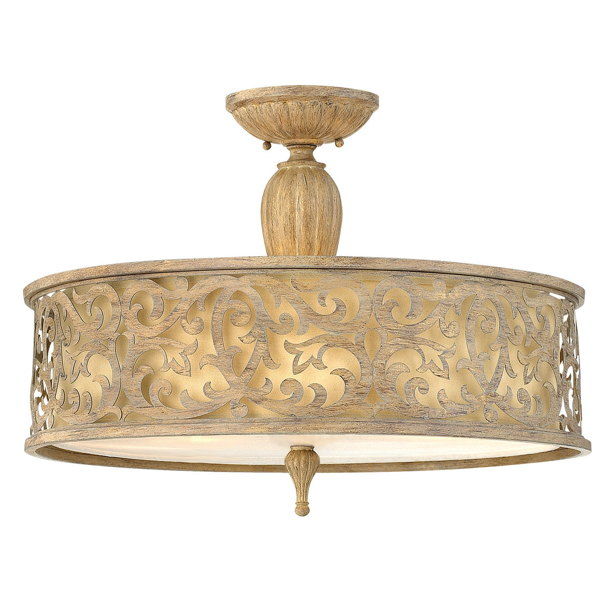 Deckenleuchte Carabel (Brushed Champagn) 3x - Elstead Lighting