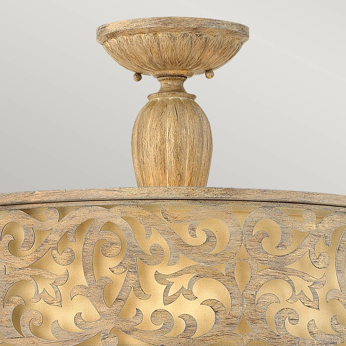 Deckenleuchte Carabel (Brushed Champagn) 3x - Elstead Lighting