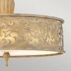 Deckenleuchte Carabel (Brushed Champagn) 3x - Elstead Lighting