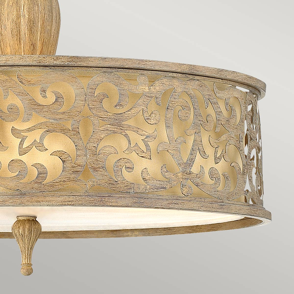 Deckenleuchte Carabel (Brushed Champagn) 3x - Elstead Lighting