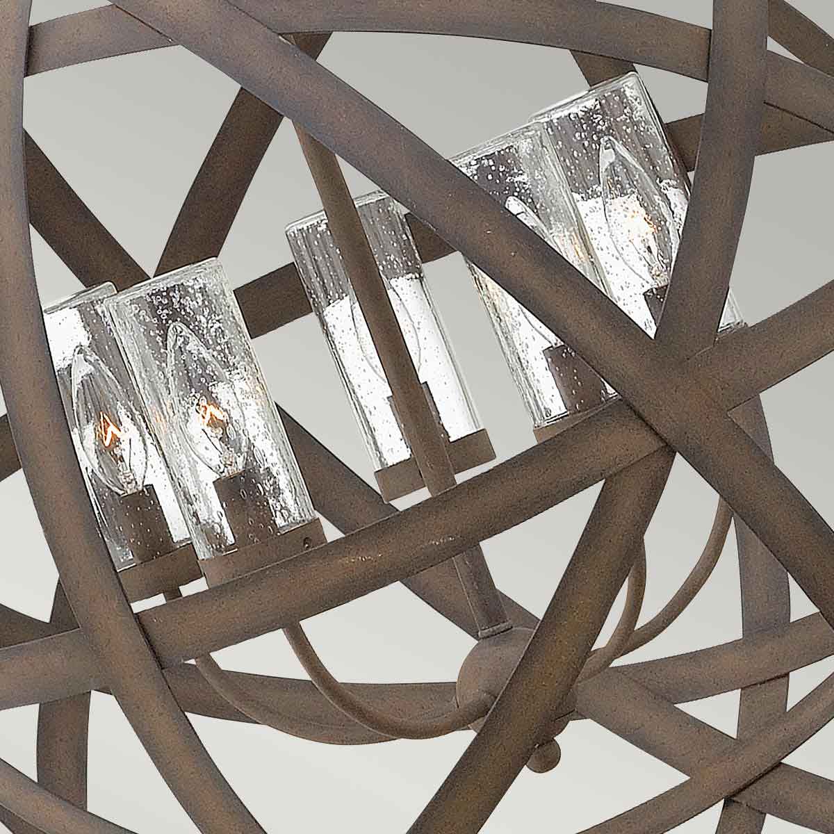Außen-Deckenleuchte Carson (antik geschwärztes Eisen) 5x - Elstead Lighting