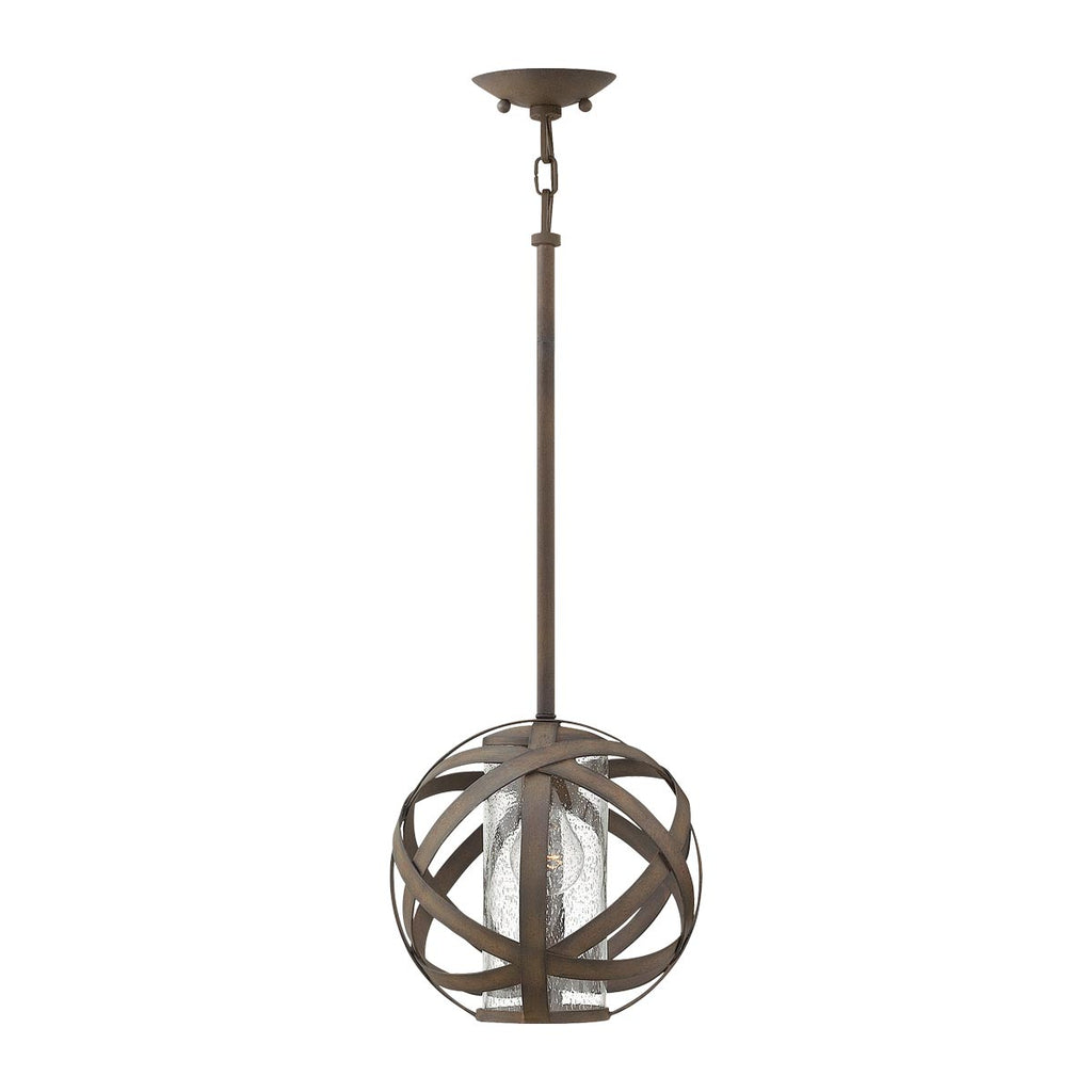 Pendelleuchte Carson (antik geschwärztes Eisen) 1x - Elstead Lighting