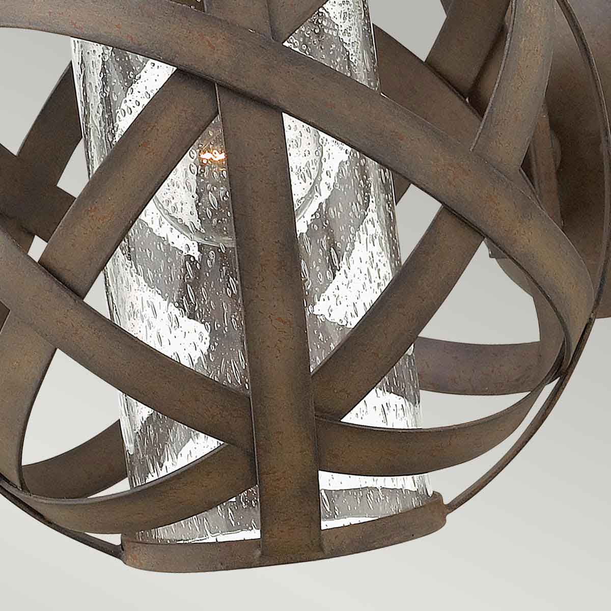 Außen-Wandleuchte Carson (antik geschwärztes Eisen) 1x - Elstead Lighting