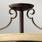 Deckenleuchte Cello (bronzefarben) 2x - Elstead Lighting