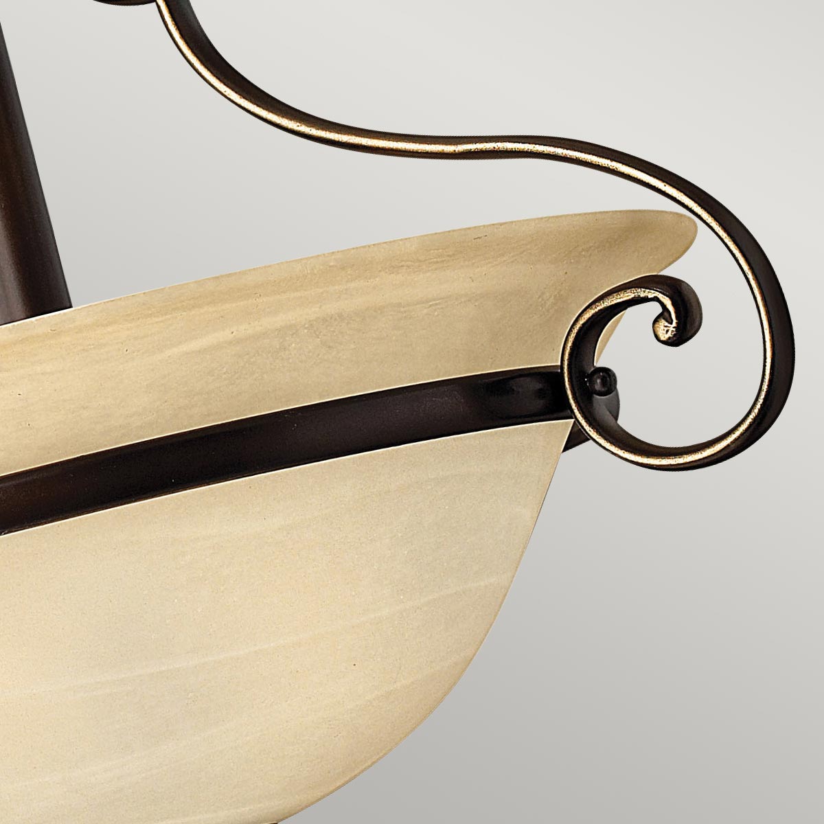 Deckenleuchte Cello (bronzefarben) 2x - Elstead Lighting