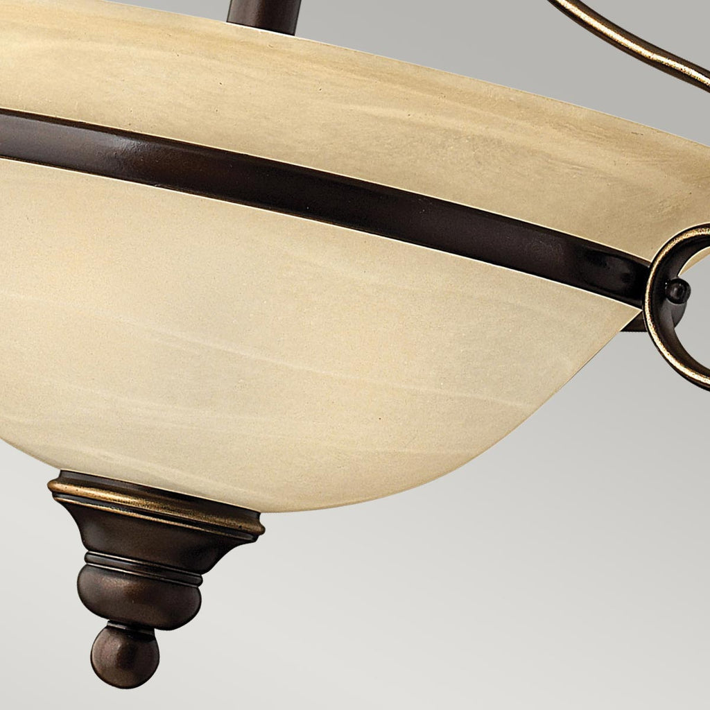 Deckenleuchte Cello (bronzefarben) 2x - Elstead Lighting
