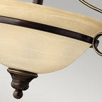 Deckenleuchte Cello (bronzefarben) 2x - Elstead Lighting