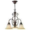 Pendelleuchte Cello (bronzefarben) 3x - Elstead Lighting