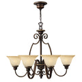 Pendelleuchte Cello (bronzefarben) 6x - Elstead Lighting