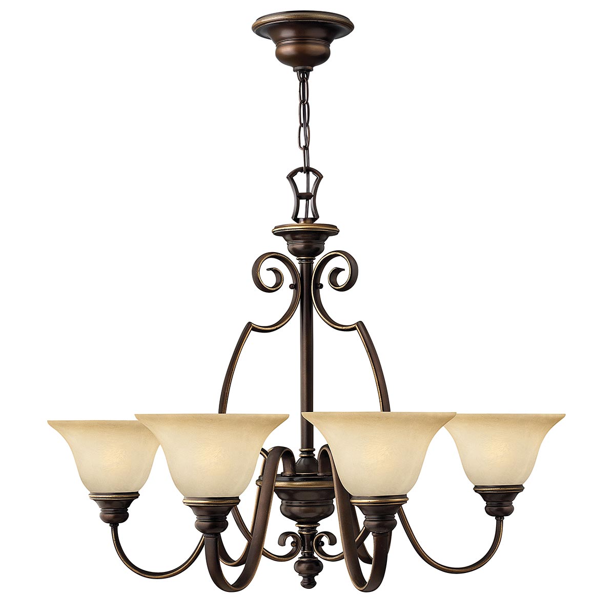 Pendelleuchte Cello (bronzefarben) 6x - Elstead Lighting