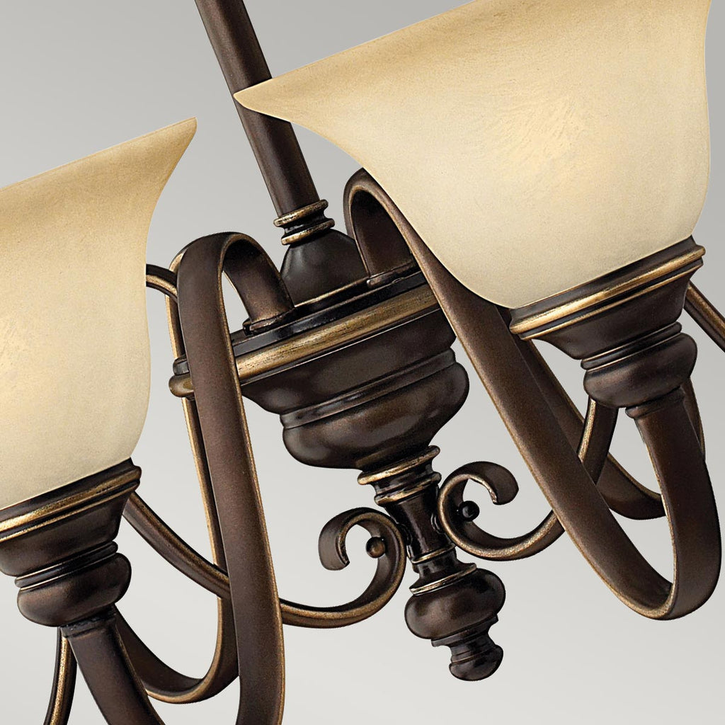 Pendelleuchte Cello (bronzefarben) 6x - Elstead Lighting