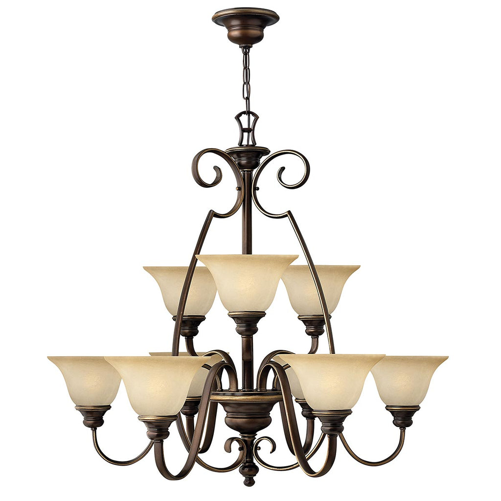 Pendelleuchte Cello (bronzefarben) 9x - Elstead Lighting