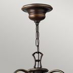 Pendelleuchte Cello (bronzefarben) 9x - Elstead Lighting