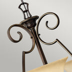 Pendelleuchte Cello (bronzefarben) 9x - Elstead Lighting