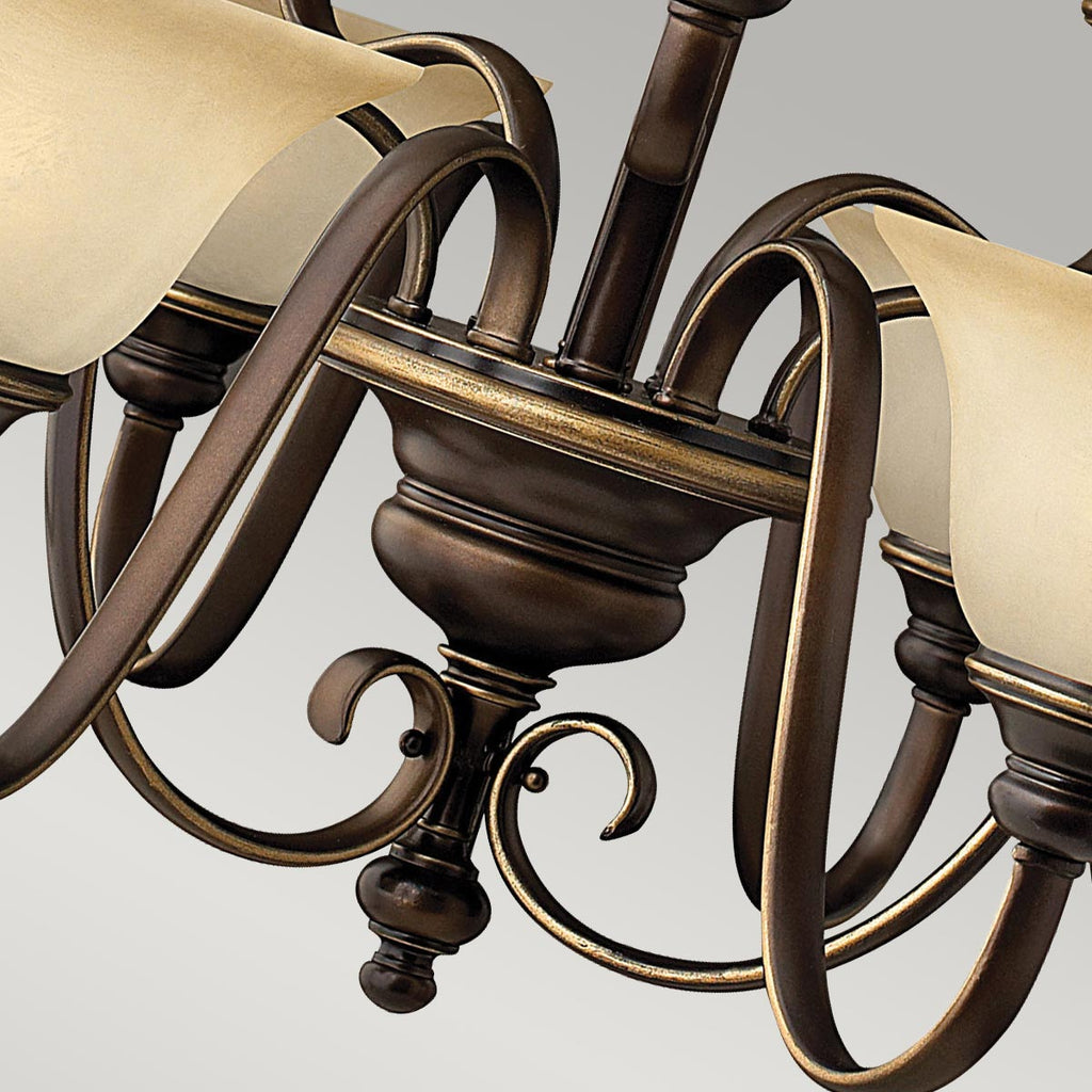 Pendelleuchte Cello (bronzefarben) 9x - Elstead Lighting