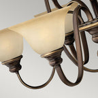 Pendelleuchte Cello (bronzefarben) 9x - Elstead Lighting