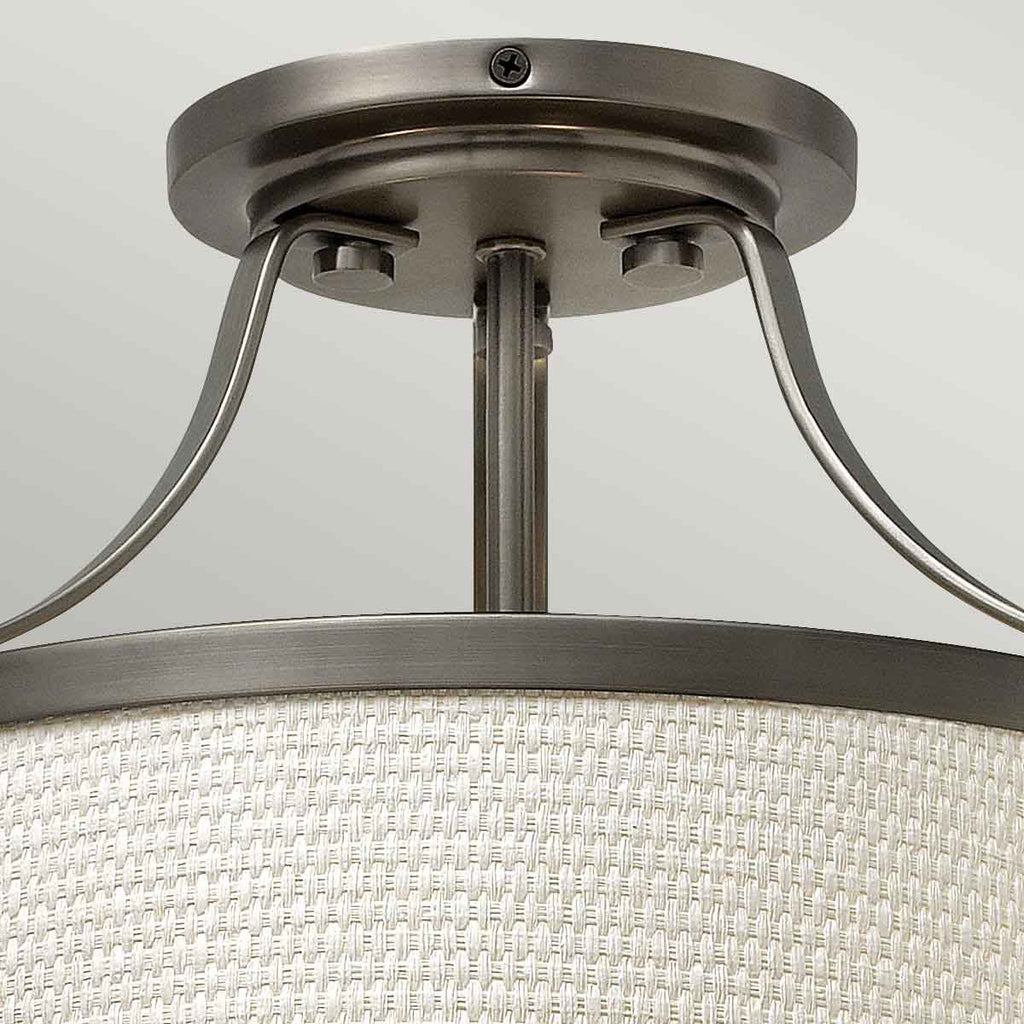 Deckenleuchte Charlotte (Nickel) 3x - Elstead Lighting