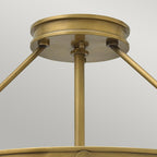 Deckenleuchte Collier (messingfarben) 4x - Elstead Lighting