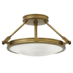Deckenleuchte Collier (messingfarben) 3x - Elstead Lighting