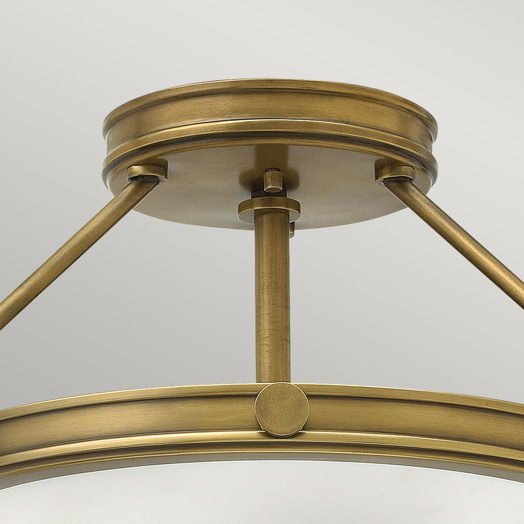 Deckenleuchte Collier (messingfarben) 3x - Elstead Lighting