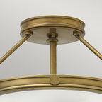 Deckenleuchte Collier (messingfarben) 3x - Elstead Lighting