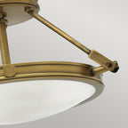 Deckenleuchte Collier (messingfarben) 3x - Elstead Lighting