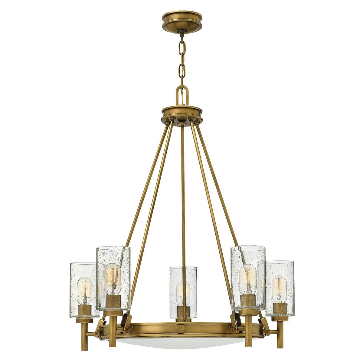 Pendelleuchte Collier (messingfarben) 5x - Elstead Lighting