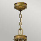Pendelleuchte Collier (messingfarben) 5x - Elstead Lighting