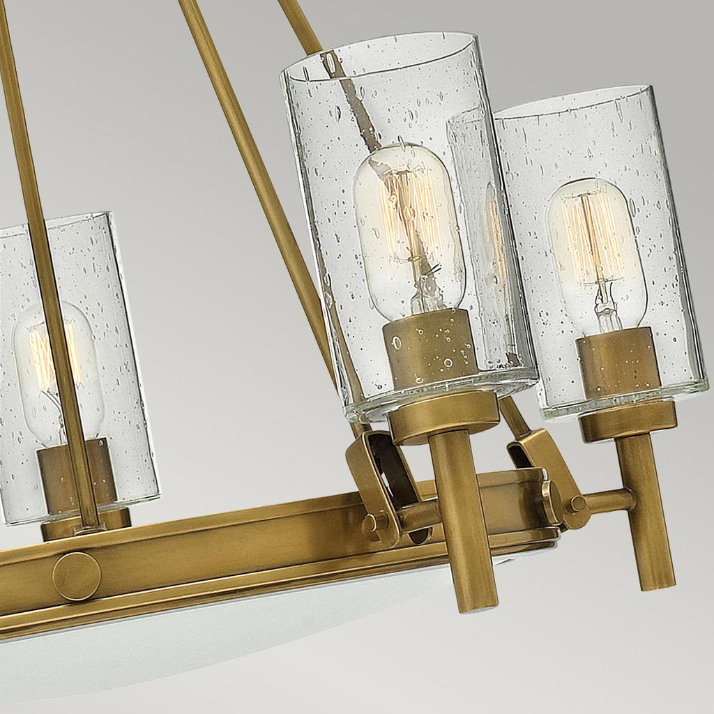Pendelleuchte Collier (messingfarben) 5x - Elstead Lighting