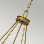 Pendelleuchte Collier (messingfarben) 5x - Elstead Lighting