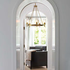 Pendelleuchte Collier (messingfarben) 5x - Elstead Lighting
