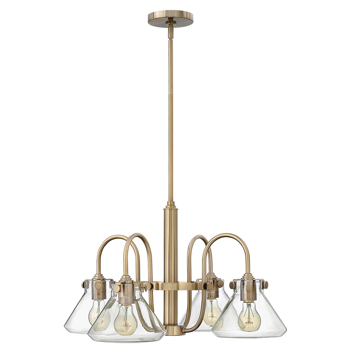 Pendelleuchte Congress (Brushed Caramel) 4x - Elstead Lighting