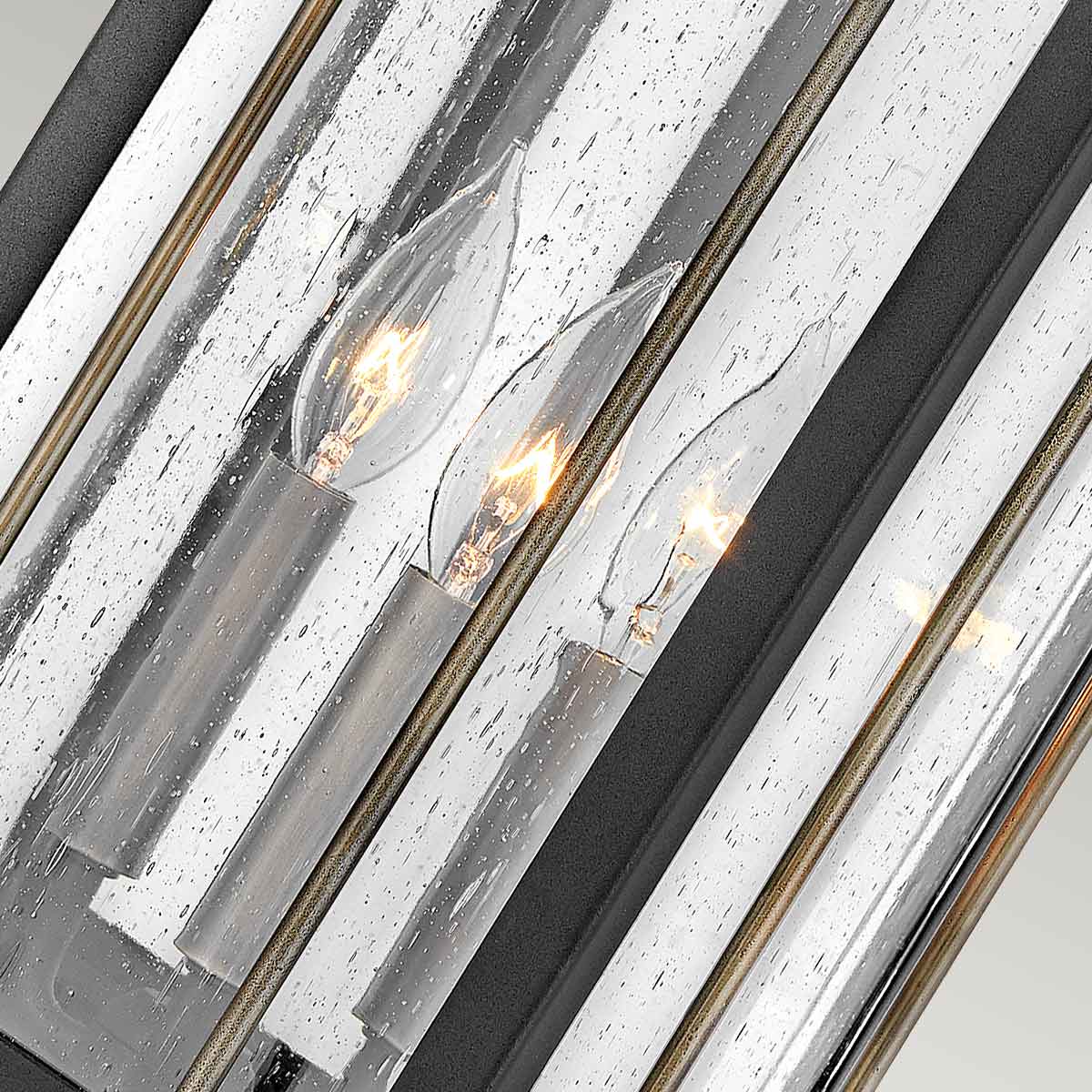 Außen-Wandleuchte Fitzgerald (schwarz) 3x - Elstead Lighting