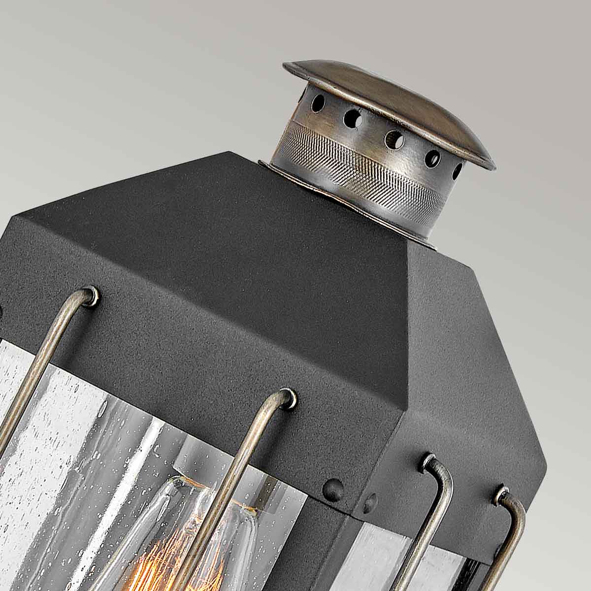Außen-Wandleuchte Fitzgerald (schwarz) 1x - Elstead Lighting