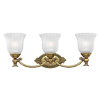 Bad-Wandleuchte Francoise (messingfarben) 3x - Elstead Lighting