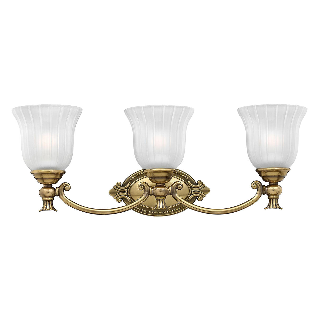 Bad-Wandleuchte Francoise (messingfarben) 3x - Elstead Lighting