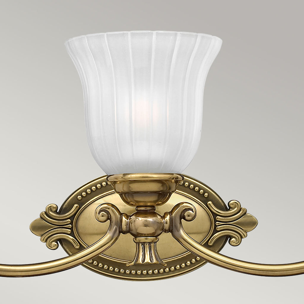 Bad-Wandleuchte Francoise (messingfarben) 3x - Elstead Lighting