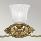 Bad-Wandleuchte Francoise (messingfarben) 3x - Elstead Lighting