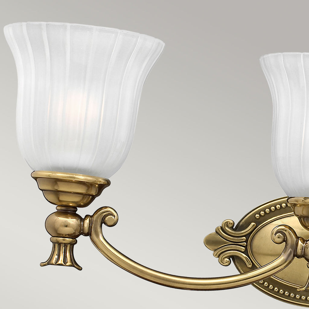 Bad-Wandleuchte Francoise (messingfarben) 3x - Elstead Lighting