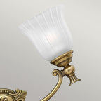 Bad-Wandleuchte Francoise (messingfarben) 3x - Elstead Lighting