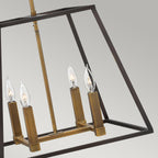 Pendelleuchte Fulton (bronzefarben) 4x - Elstead Lighting