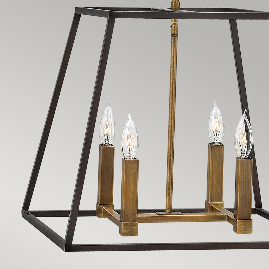 Pendelleuchte Fulton (bronzefarben) 4x - Elstead Lighting