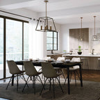 Pendelleuchte Fulton (bronzefarben) 4x - Elstead Lighting