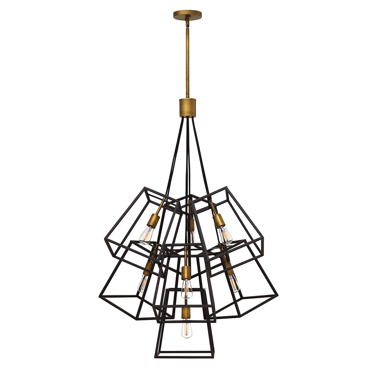 Pendelleuchte Fulton (bronzefarben) 7x - Elstead Lighting