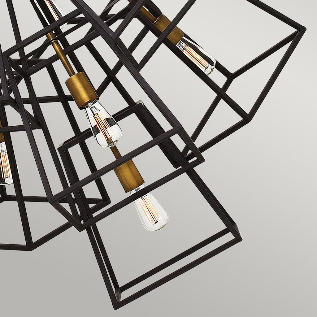 Pendelleuchte Fulton (bronzefarben) 7x - Elstead Lighting